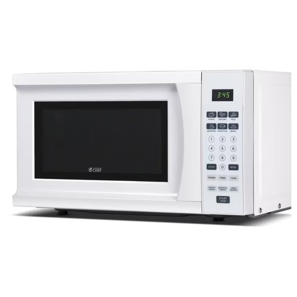 Counter Top Microwave, 0.7 Cubic Feet, Commercial Chef, Mfr#: CHM770W